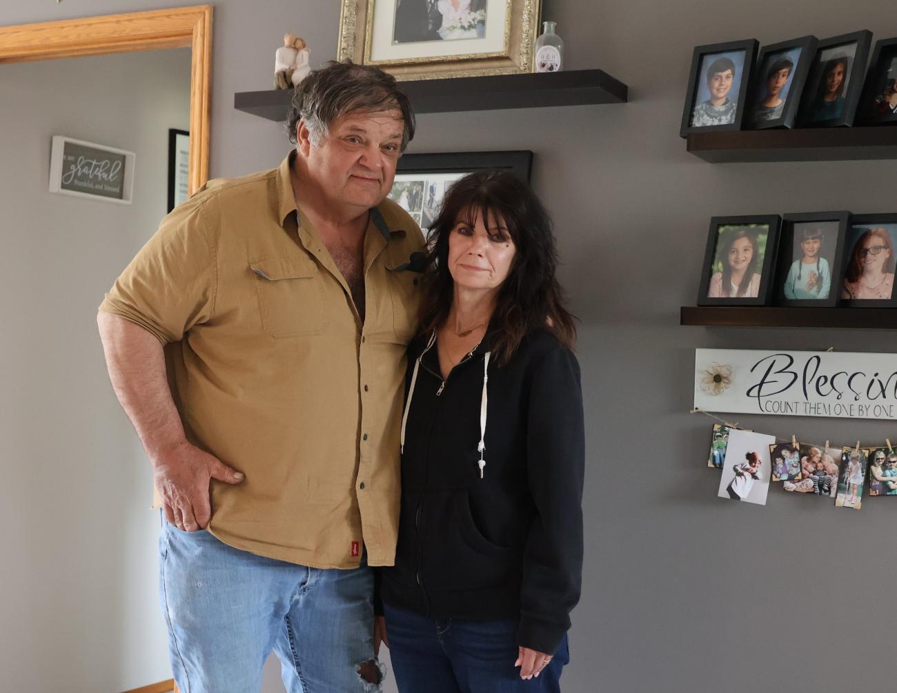 Albert and Shelley Sumka feel targeted by recent complaints made over truck use along Marchand Road.