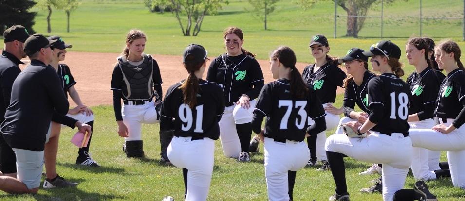 The U15AAA Eastman Wildcats softball team.