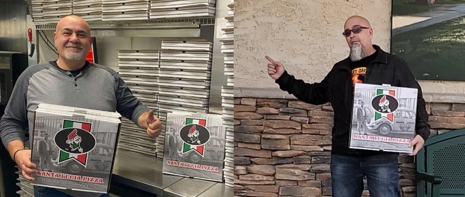 Kosmas Simeonidis and Dean Delorme are teaming up to open a dual restaurant in Niverville serving pizza, burgers, and more.