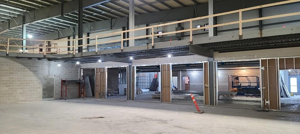 Photo 5: The entrance to the fieldhouse.