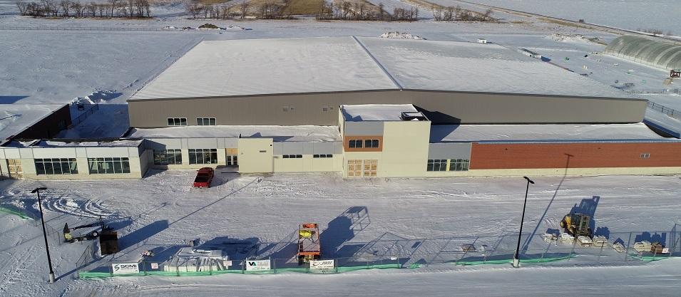 The CRRC in Niverville, when completed, will serve as a hub for the 2022 Winter Games.