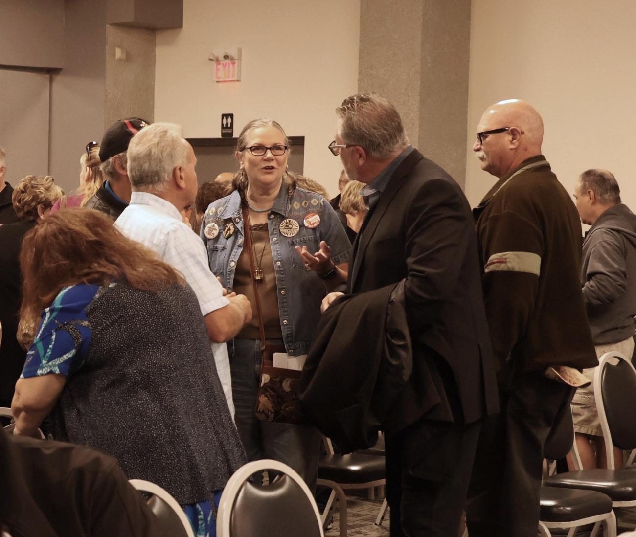 Attendees at the WMR meeting in Niverville on August 8.