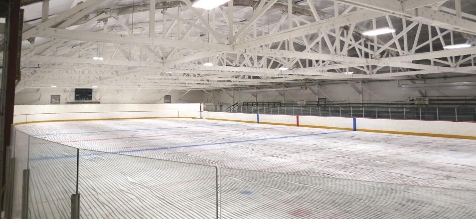 Inside the Niverville Centennial Arena.