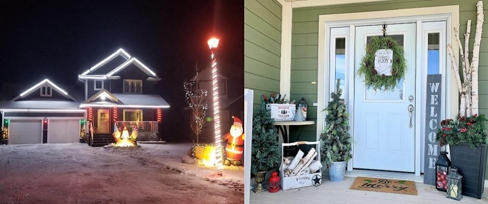 Best Decked Niverville Homes of 2020: 47 Wyndham Court and 63 Claremont Drive.