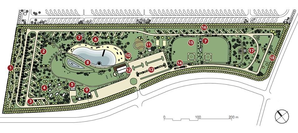 The proposed master plan for Cheyenne Park in Ste. Agathe.