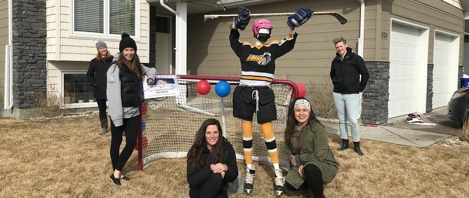 The St. Adolphe Kraft Hockeyville rally committee.
