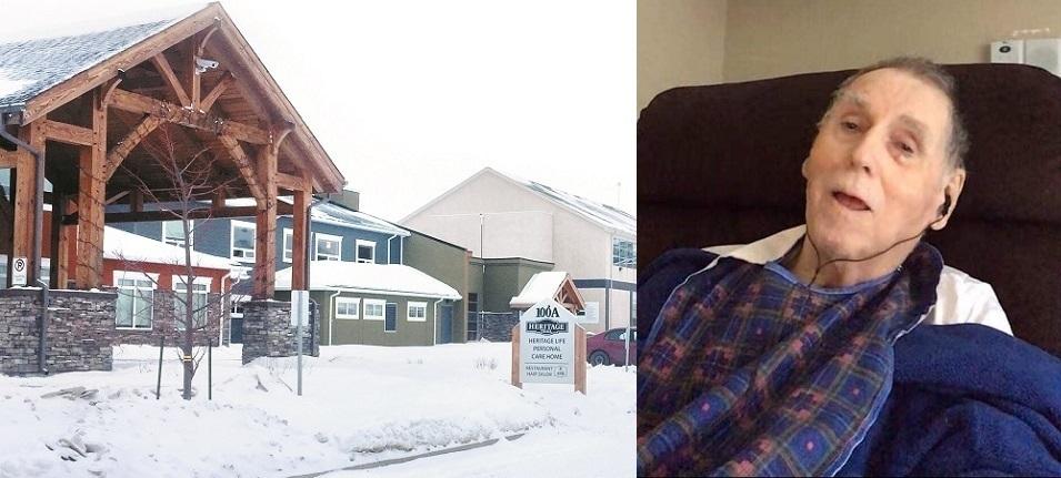 Egon Meyer, who lived at the Heritage Life Personal Care Home for three years, recently passed away from COVID-19.