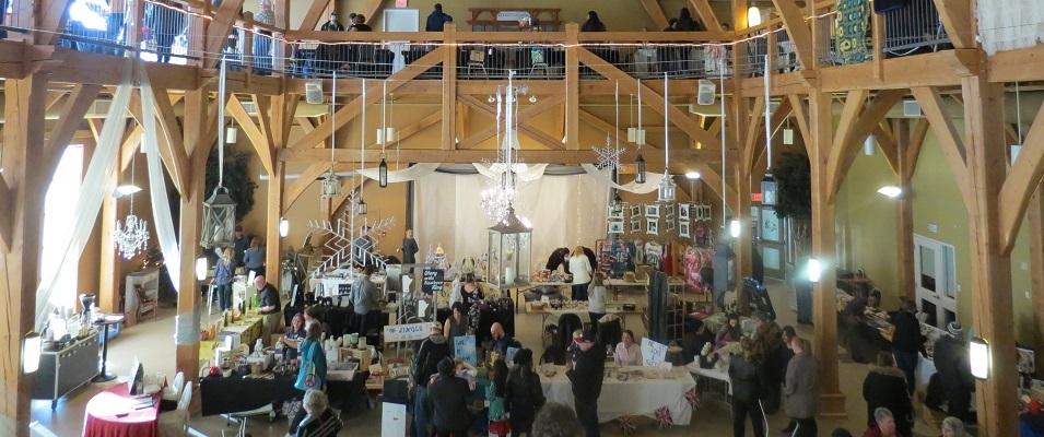 The Winterfest market, held every November at the Heritage Centre.