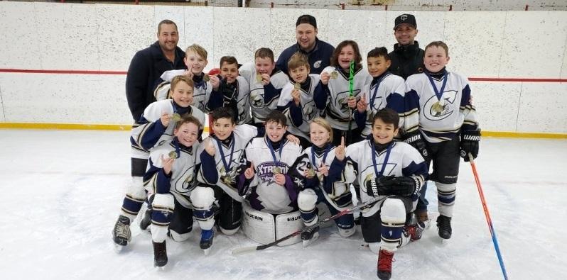 The Atom A Clippers win gold at Niverville tournament.