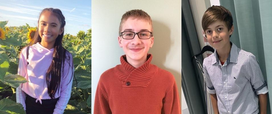 Kaylee Rose Dalupang, Daniel McLendon, and Antonio DePalma write their Dear Covid letters.