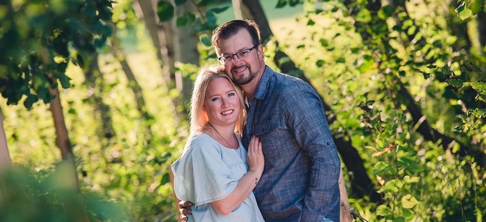 Raesha and Joel Enns of Niverville.