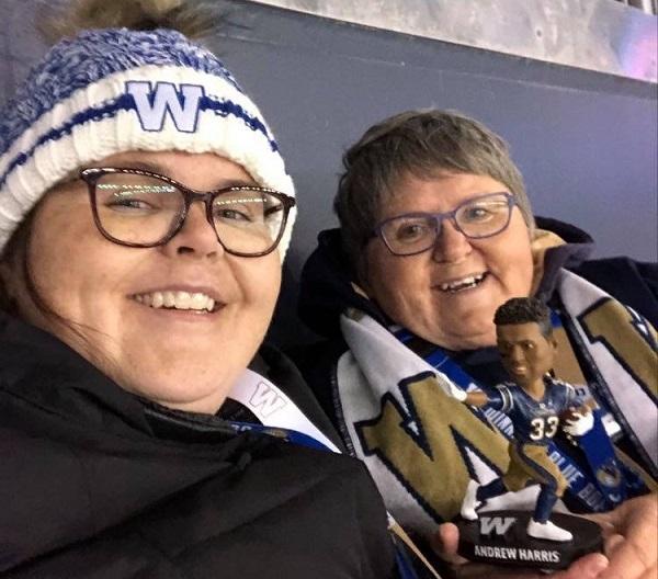 Joanna Sallows and her mother Val.