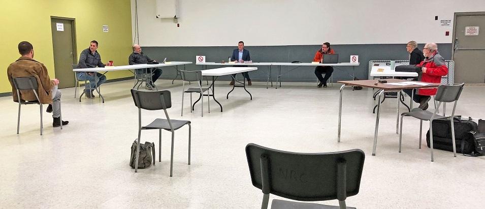 Council continues to put in place social distancing measures at its public meetings.