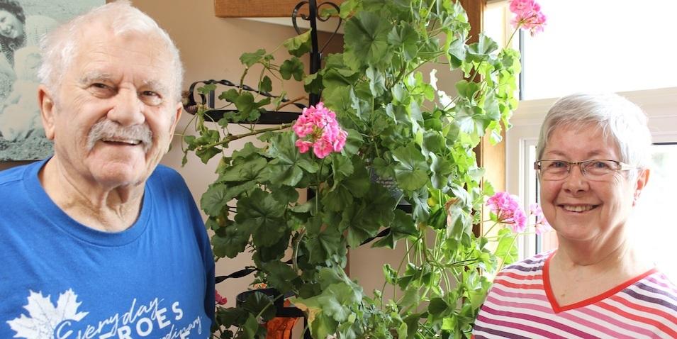 Richard and Laurie Dorge of Ste. Agathe