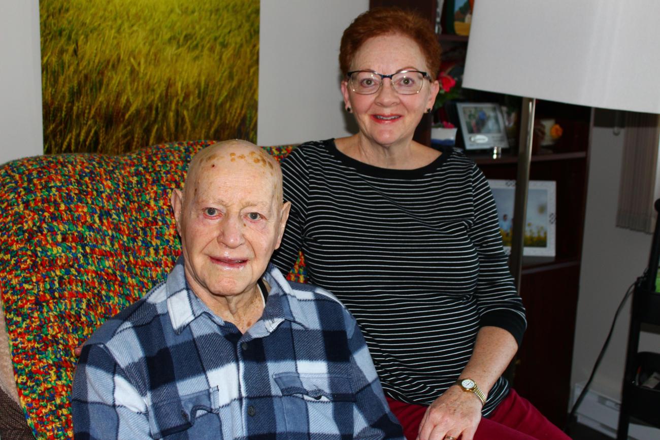 George Hodgins and daughter Ellen Byggdin.