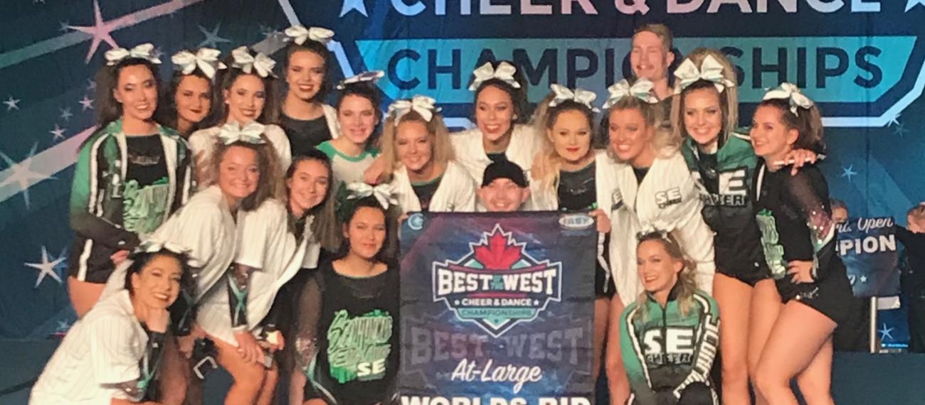 The Scorpions Elite Cheer gym.