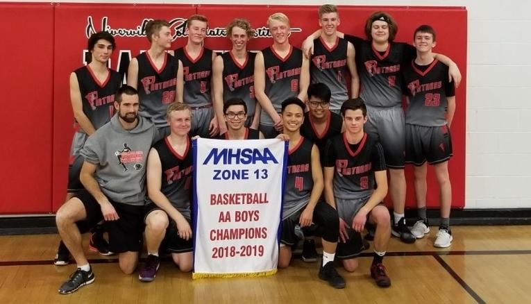 NCI’s Varsity Boys after winning the Zone 13 banner.