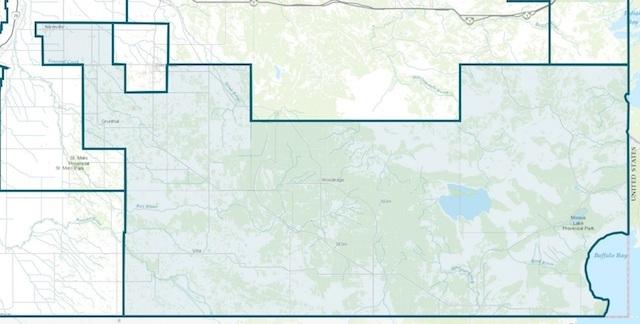 Map of the new Sandilands electoral district, which includes Niverville and New Bothwell.