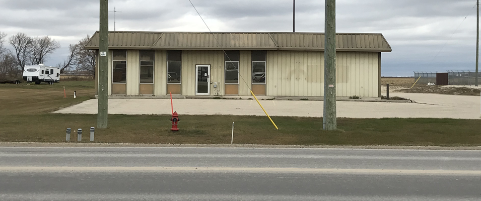 Old Hydro building on Main Street, Niverville