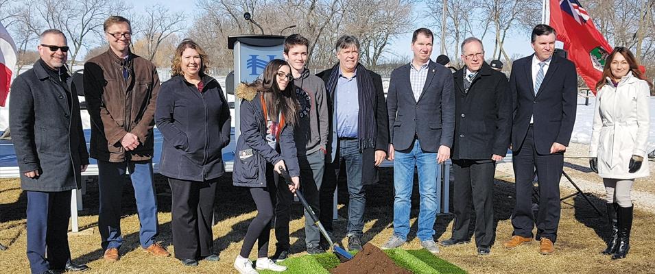 New High School sod turning on March 23