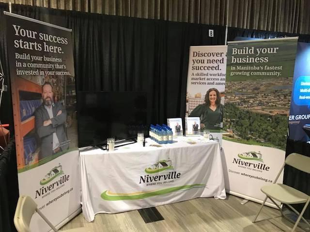 Town of Niverville's booth at the LEAN Manufacturing Conference