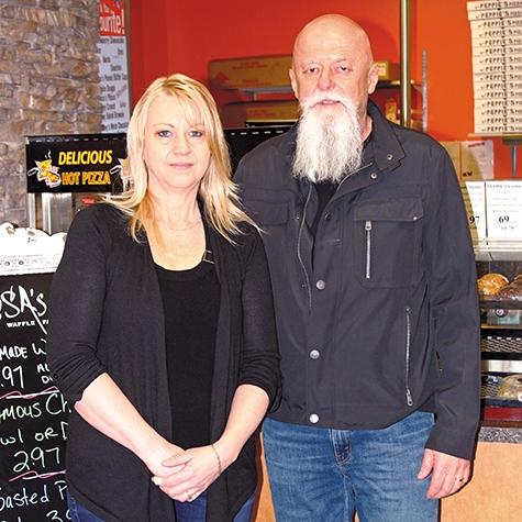 Rose and Pete Friesen, owners of Country Snacks
