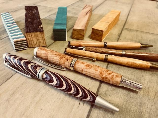 Pens by epiK Wood Turning, handcrafted from wooden blanks