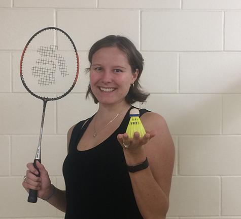 Chantel Todd takes on badminton