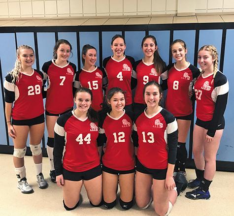 Gab-Roy's Junior Varsity Girls at provincials in Killarney