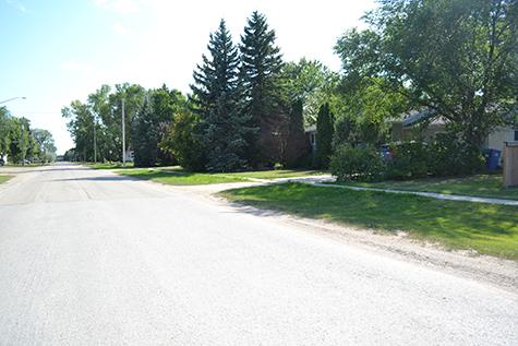 This well-treed Niverville street will soon be home to a 46-unit subdivision of rental apartments.