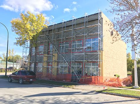 The new professional building on Main Street Niverville
