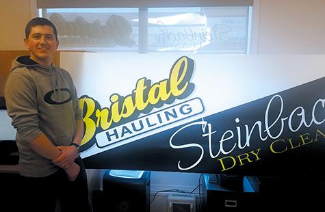 Emanuel Toews at Bristal's new head office