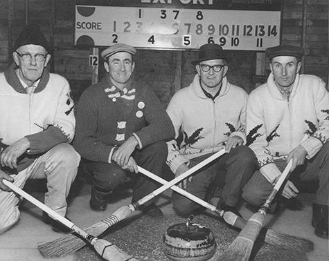 John N. Kehler, Jack Stott, Harold Giesbrecht, and Ed P. Friesen