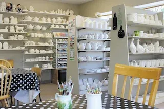 Pottery selections at Ark Ceramics