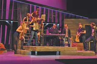 The cast of Cash: Ring of Fire at Rainbow Stage