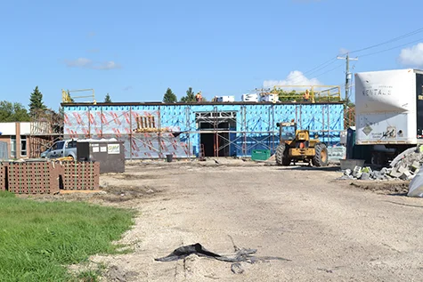 Construction underway at the Niverville Elementary School