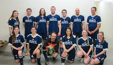 My co-ed soccer team