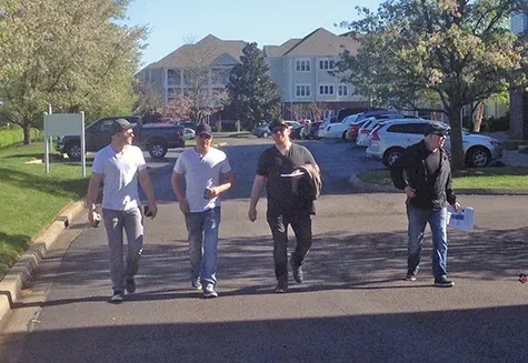 Evan St. Cyr, Brady Kenneth, Shaun St. Cyr, and Gerry St. Cyr on a recent trip to Nashville