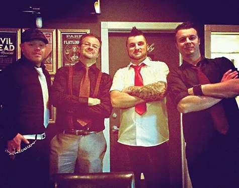 Shaun St. Cyr, Joel Enns, Jarred Lawrence, and Chad Friesen