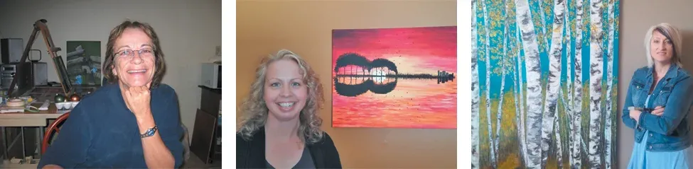 Elaine Krahn, Krista Gibson, Dawn Schmidt