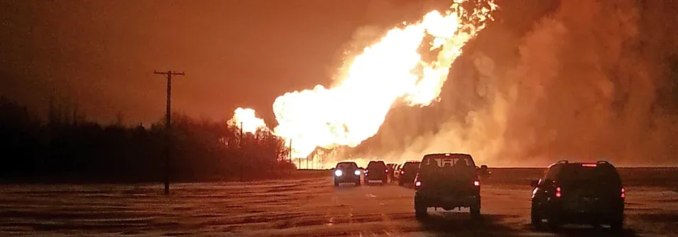 The 2014 Otterburne pipeline explosion
