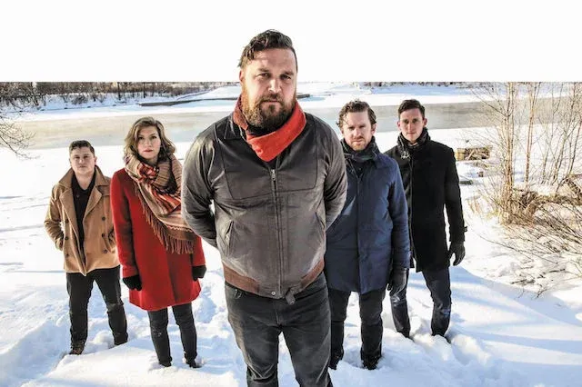 Federal Lights from left: Jason Pankratz, Jodi Roy, Jean Guy Roy, Rob Mitchell, David Pankratz