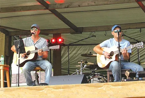 Brady Dyck and Evan St. Cyr perform this summer at Heaps of Dreeps