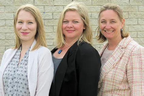 Marissa Lévesque, Corrie Neil, and Leigh-Ann Jones