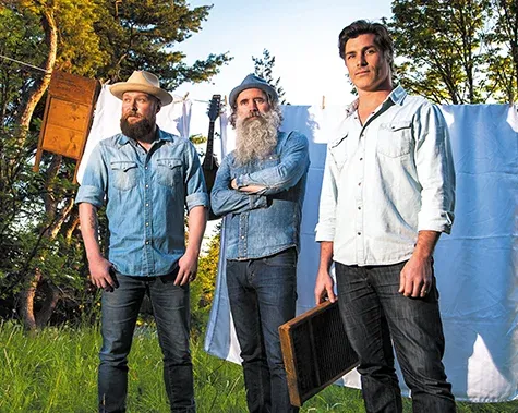 The Washboard Union: Chris Duncombe, David Roberts, and Aaron Grain