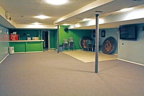 The basement of the Curling Club will see some much-needed improvements before this season kicks off